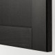 Szafka pod zlew HAVSEN/3fr/2szu, biały Maximera/Lerhyttan bejcowane na czarno METOD 792.805.21