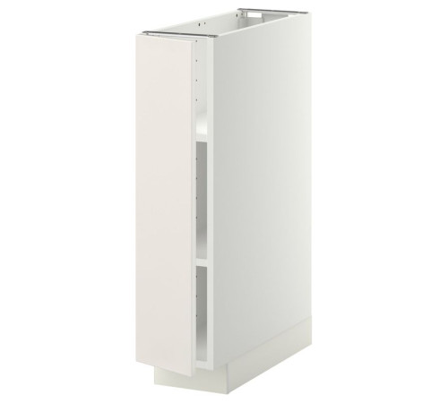 Szafka st/półki, biały/Veddinge biały METOD 794.657.13