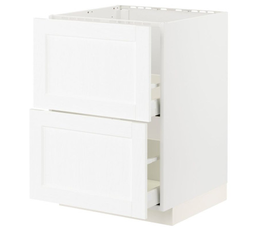 Sz stj zl+2fr/2szu, biały Enköping/biały imitacja drewna METOD / MAXIMERA 794.734.02