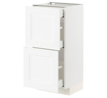 Szafka stj 2fr/3szu, biały Enköping/biały imitacja drewna METOD / MAXIMERA 794.734.40