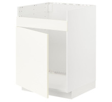 Szafka pod zlew HAVSEN 1kom, biały/Vallstena biały METOD 795.071.38
