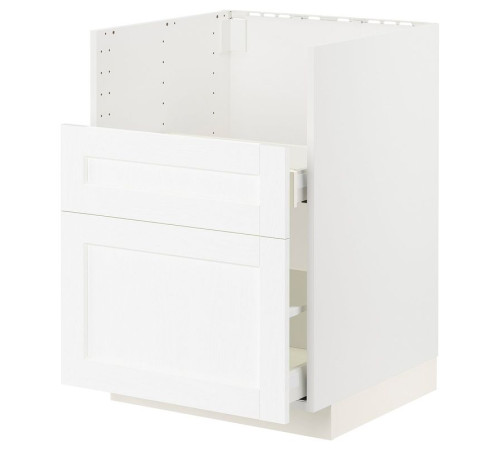 Szafka zl pod TALLSJÖN, biały Enköping/biały imitacja drewna METOD / MAXIMERA 795.502.35