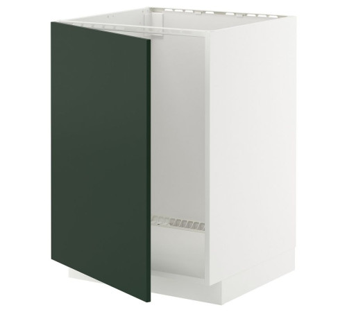 Szafka pod zlew, biały/Havstorp głęboki zielony METOD 795.575.95