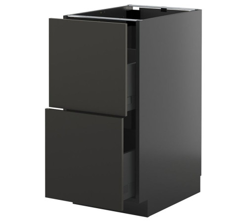 Sz stj 2fr/2w szu, czarnoszary/Nickebo matowy antracyt METOD / KNIVSHULT 795.883.04