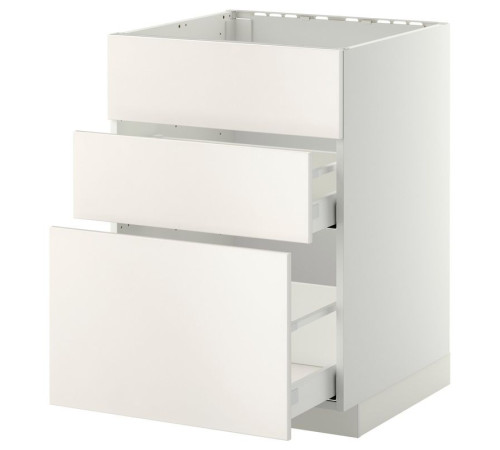 Sz stj zl+3fr/2szu, biały/Veddinge biały METOD / MAXIMERA 890.279.87