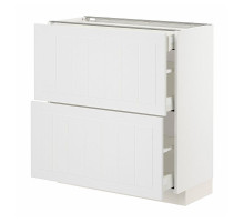 Тумба под кухонный шкаф с 2/3 ящиками, белая/Stensund white METOD / MAXIMERA 894.095.14