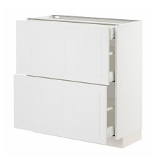 Тумба под кухонный шкаф с 2/3 ящиками, белая/Stensund white METOD / MAXIMERA 894.095.14