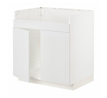 Szafka pod zlew HAVSEN 2kom, biały/Stensund biały METOD 894.613.09