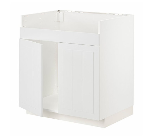 Szafka pod zlew HAVSEN 2kom, biały/Stensund biały METOD 894.613.09