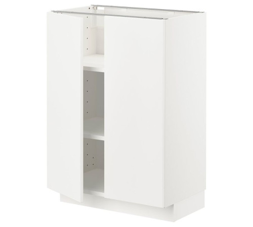Szafka stj/półki/2 drzwi, biały/Veddinge biały METOD 894.631.34