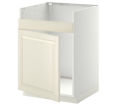 Szafka pod zlew HAVSEN 1kom, biały/Bodbyn kremowy METOD 894.635.44