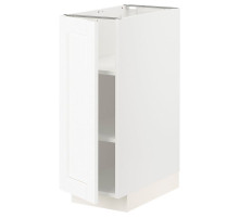 Szafka st/półki, biały Enköping/biały imitacja drewna METOD 894.733.69