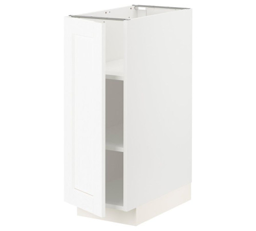 Szafka st/półki, biały Enköping/biały imitacja drewna METOD 894.733.69