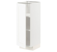 Szafka st/półki, biały Enköping/biały imitacja drewna METOD 894.733.74