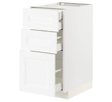 Sz stj 3fr/2n/śr/w szu, biały Enköping/biały imitacja drewna METOD / MAXIMERA 894.733.88