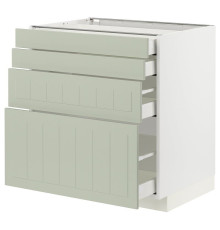 Sza st 4fr/4szu, белый/Стенсунд салатовый МЕТОД / МАКСИМЕРА 894.871.25