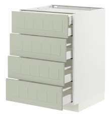 Sza stj 4fr/2n/3dsr szu, белый/Стенсунд салатовый МЕТОД / МАКСИМЕРА 894.876.15