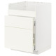 Szafka pod zlew HAVSEN/3fr/2szu, biały/Vallstena biały METOD / MAXIMERA 895.071.47