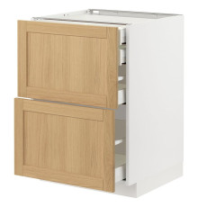 Sz stj 2fr/2n/wd/w szu, белый/Дуб Форсбака МЕТОД / MAXIMERA 895.091.46