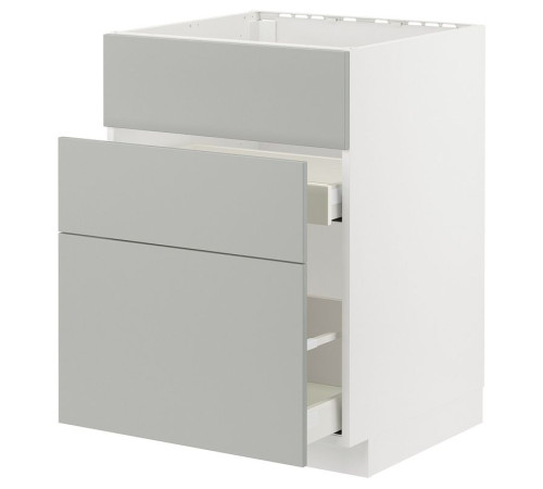 Sz stj zl+3fr/2szu, biały/Havstorp jasnoszary METOD / MAXIMERA 895.380.35