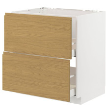 Sz stj zl+2fr/2szu, белый/Воксторп под дуб МЕТОД / МАКСИМЕРА 895.388.94