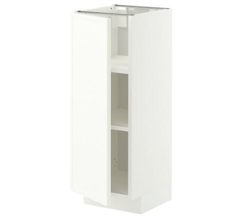 Szafka st/półki, biały/Aspudden matowy biały METOD 896.244.86