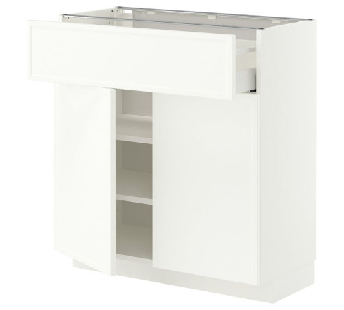 Sza stj szuf/2 drz, biały/Aspudden matowy biały METOD / MAXIMERA 896.246.41