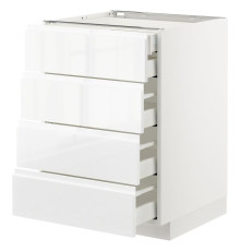 Sz stj 4fr/2n/3dsr szu, белый/Воксторп глянец/белый МЕТОД / МАКСИМЕРА 992.542.91