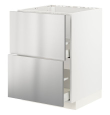 Sz stj zl+2fr/2szu, белый/Ворста нержавеющая сталь METOD / MAXIMERA 993.298.66