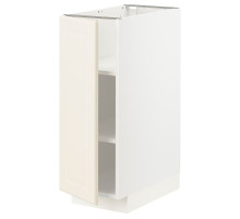 Szafka st/półki, biały/Bodbyn kremowy METOD 994.709.21