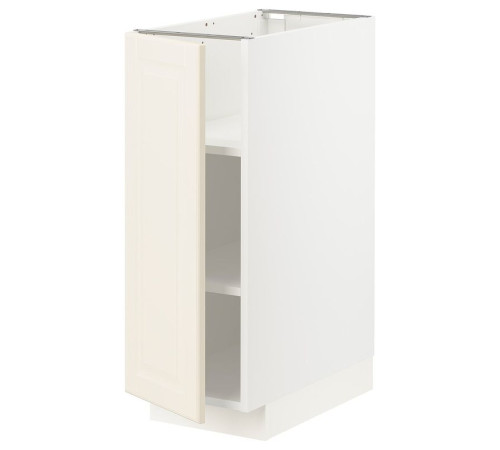 Szafka st/półki, biały/Bodbyn kremowy METOD 994.709.21