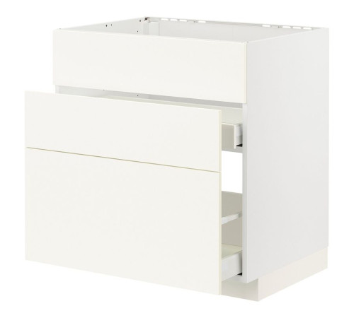 Sz stj zl+3fr/2szu, biały/Vallstena biały METOD / MAXIMERA 995.071.75