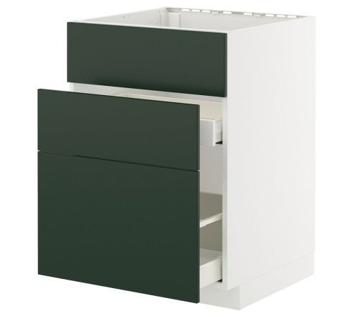Sz stj zl+3fr/2szu, biały/Havstorp głęboki zielony METOD / MAXIMERA 995.569.05