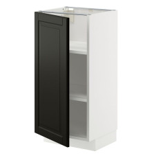 Стол/шкаф, белый/черный Bodbyn METOD 995.791.34