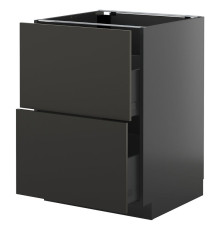 Sz stj 2fr/2w szu, черно-серый/Nickebo матовый антрацит МЕТОД / КНИВШУЛЬТ 995.890.48