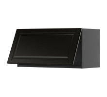 Szafka śc poz, czarnoszary/Bodbyn czarny METOD 095.873.36