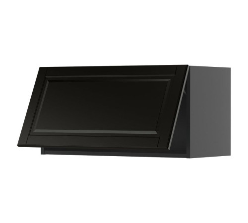 Szafka śc poz, czarnoszary/Bodbyn czarny METOD 095.873.36