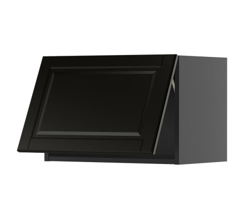 Szafka śc poz, czarnoszary/Bodbyn czarny METOD 095.883.88