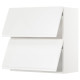 Sza śc poziom 2 drz, biały/Voxtorp połysk/biel METOD 193.920.22