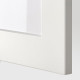 Sza śc pół/szkl drz, biały/Stensund biały METOD 594.545.98