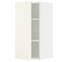 Настенный шкаф с полками, белый/Vallstena white METOD 595.072.57