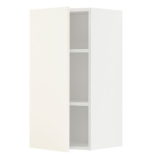 Настенный шкаф с полками, белый/Vallstena white METOD 595.072.57