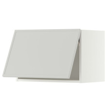 Настенный шкаф, белый/светло-серый Aspudden METOD 596.058.61