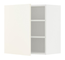 Настенный шкаф с полками, белый/Vallstena white METOD 795.072.56