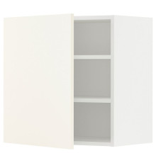 Настенный шкаф с полками, белый/Vallstena white METOD 795.072.56