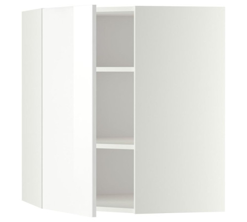 Настенная полка половинной длины, белая/Ringhult white METOD 799.185.21