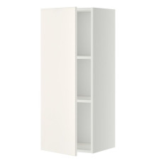 Настенный шкаф с полками, белый/Veddinge white METOD 894.601.78