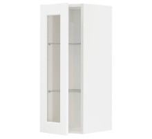 Sza śc pół/szkl drz, biały Enköping/biały imitacja drewna METOD 894.735.00