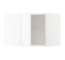 Szafka ścienna, biały/Voxtorp połysk/biel METOD 994.596.45
