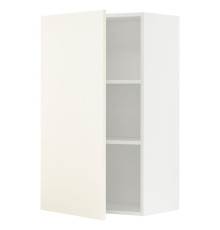 Настенный шкаф с полками, белый/Vallstena white METOD 995.072.60